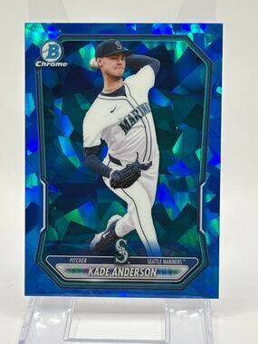 2026 Bowman Sapphire Edition Kade Anderson Chrome Prospect Refractor Mariners